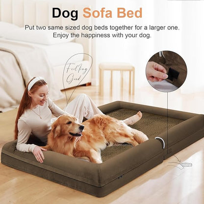 Large Dog Bed Orthopedic Washable: Beds Bolster XXL Bed Big XLarge Dogs Egg - Image 3
