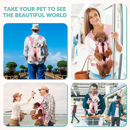 Dog Carrier Backpacks, Adjustable Dog Backpack Carrier, Legs Out Easy-fit Dog - Image 6