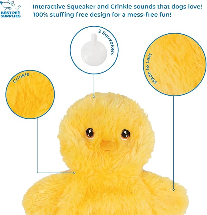 Best Pet Supplies Interactive Squeaky Dog Chew Toy, Ideal Dog Toys - Image 3