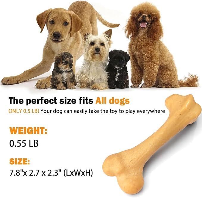 Indestructible Dog Bones for Aggressive Chewers, Durable Tough Puppy Teething - Image 5