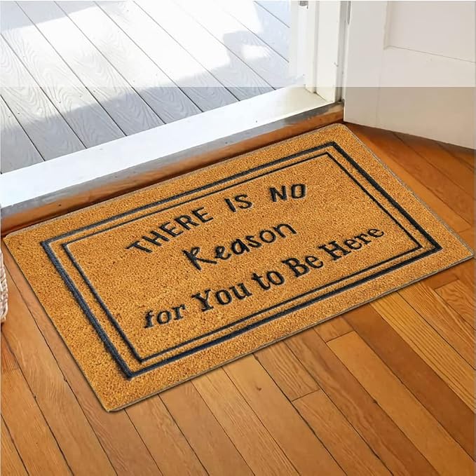 Assaoy There is no Reason for You to be Here Unwelcome mat Funny Door Mats - Image 2