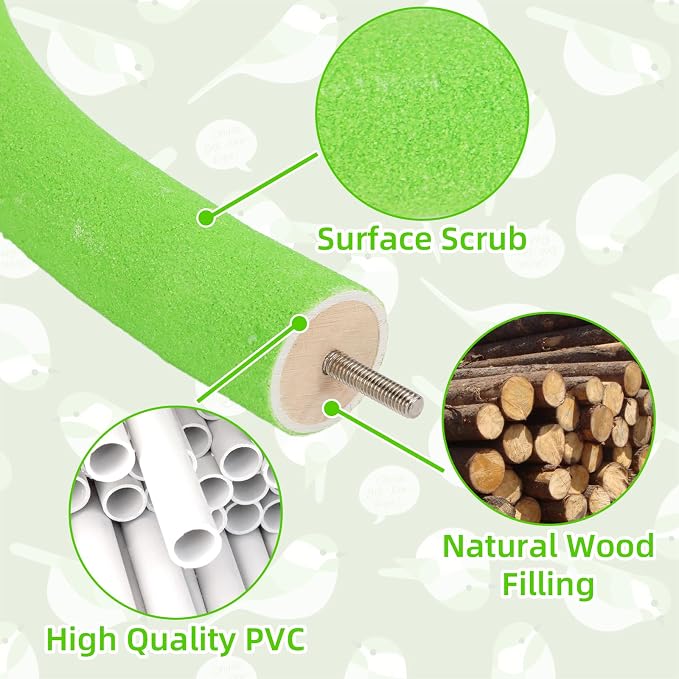 Rypet Parrot Perch Stand Toy Used - Image 4