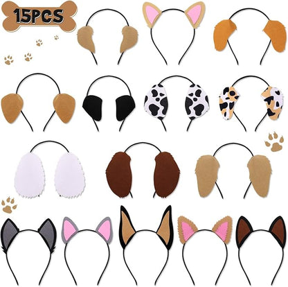CiyvoLyeen Puppy Dog, Farm Animals Ear Headbands, by CiyvoLyeen