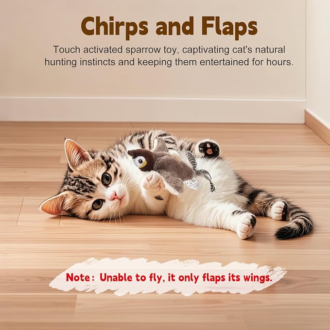 Chirping Bird Cat Toy - Image 2