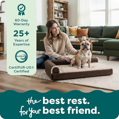 Furhaven Orthopedic Dog Bed for Medium/Small Dogs w/ Removable Bolsters & - Image 9