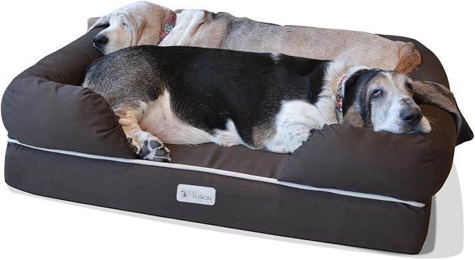 PetFusion Ultimate Dog Bed, Orthopedic Memory Foam, Medium Firmness Pillow by PetFusion