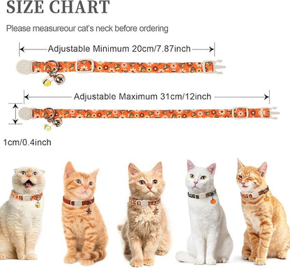 Unique style paws 2 Pack Autumn Halloween Kitten Collar Breakaway - Image 3