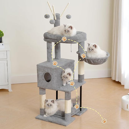 Heybly Cat Tree, 45.3-Inch Cat Tower - Image 3