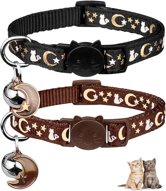 2PCS Breakaway Cat Collars by Baeuppit