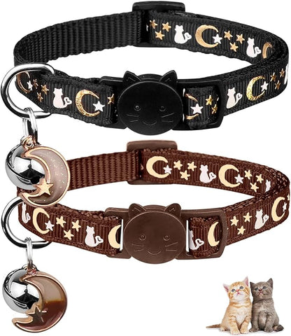 2PCS Breakaway Cat Collars by Baeuppit