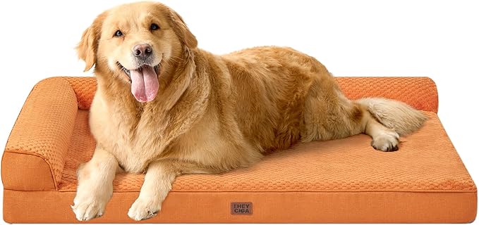 EHEYCIGA Extra Large Dog Bed Othorpedic, Memory Foam XL Dog Bed by EHEYCIGA