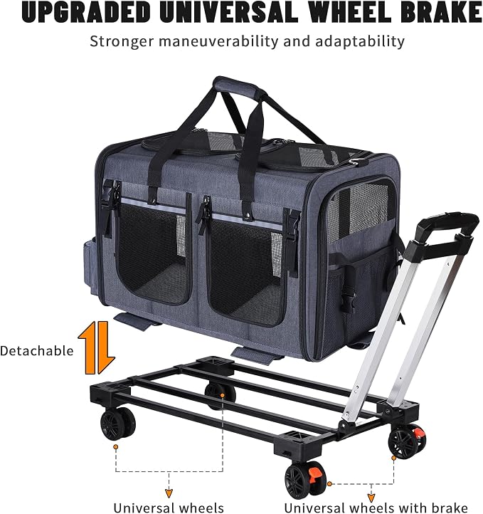 Cat Carrier for 2 Cats, Cat Carrier - Image 6