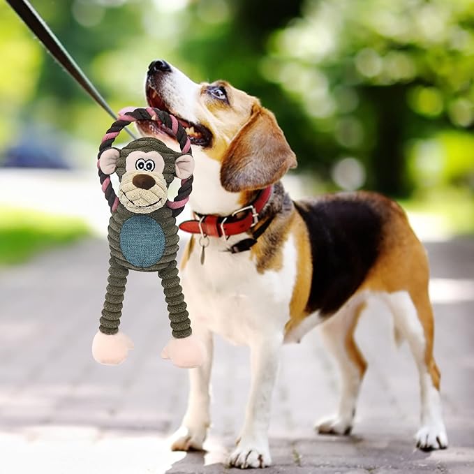 Puppy Chew Toys, Funny Heavy Duty Cute Dog Toys Aggressive Chewers, Soft - Image 4