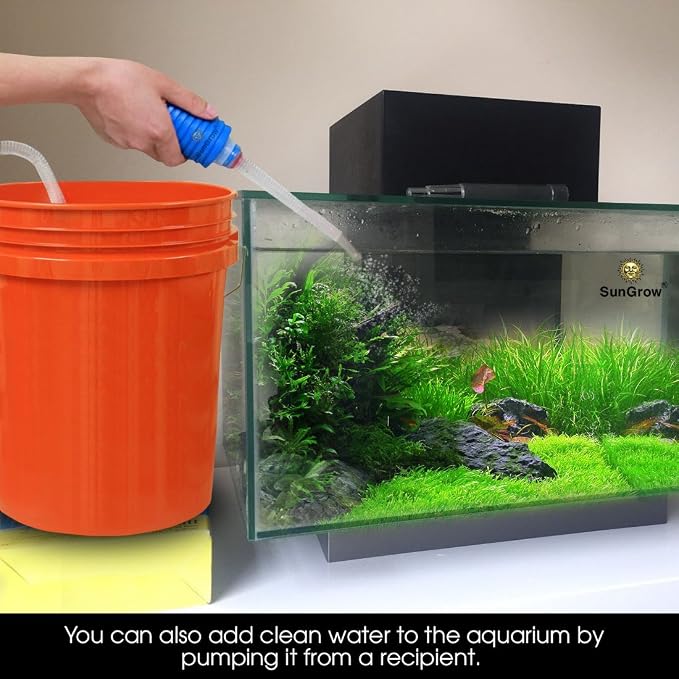 SunGrow Water Siphon Pump for Fish Tank - Image 2