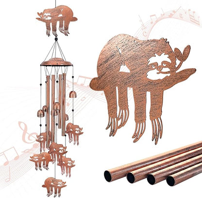Sloth Wind Chimes for Outside, Sloth Gifts for Women/Men/Sympathy Gift/Memorial by EZTZEN