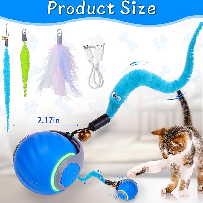 BABORUI Interactive Cat Toy Ball - Image 5