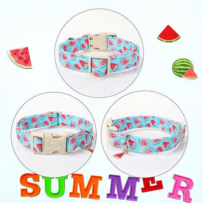 Adjustable Summer Dog Collar, Cute Watermelon Dog Collars - Image 5
