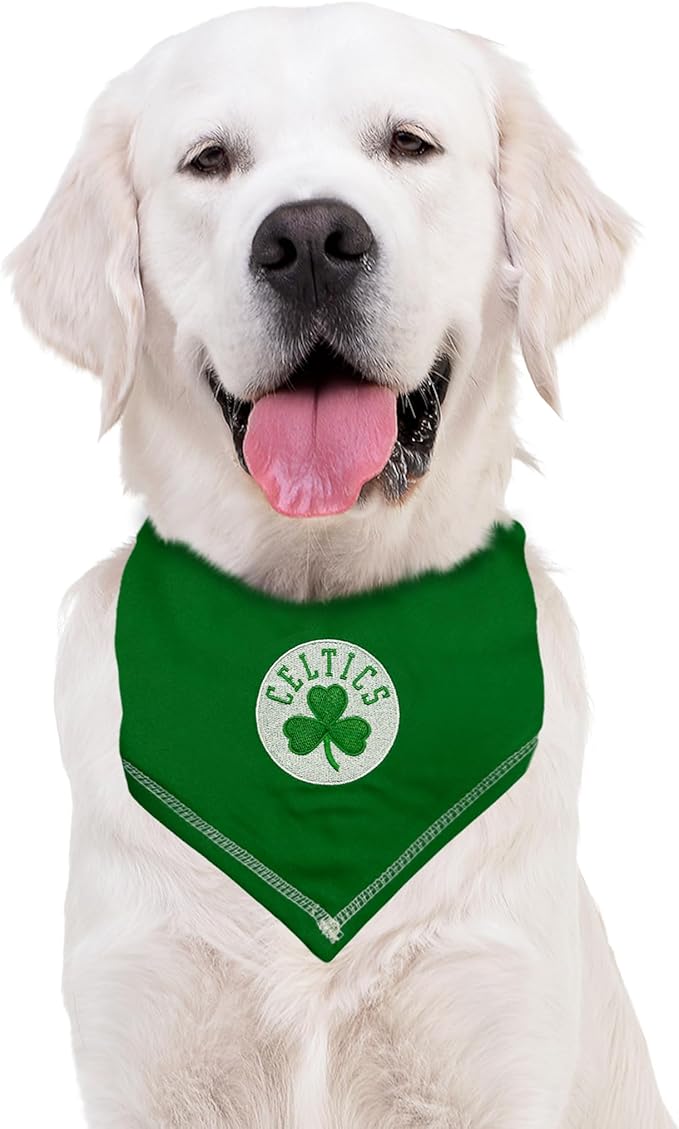 Pets First NBA Boston Celtics TIE Bandana, Size Small/Medium. Dog Bandana Scarf - Image 6