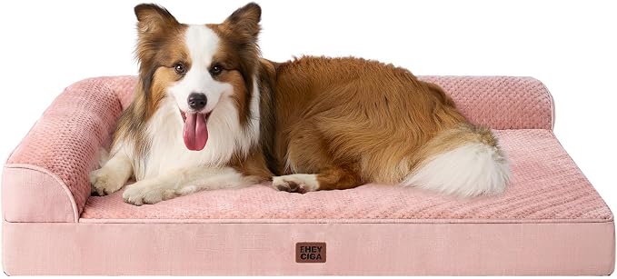 EHEYCIGA XL Dog Bed Memory Foam by EHEYCIGA