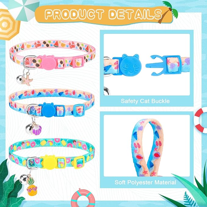 PUPTECK Summer Cat Collars Breakaway - Image 2