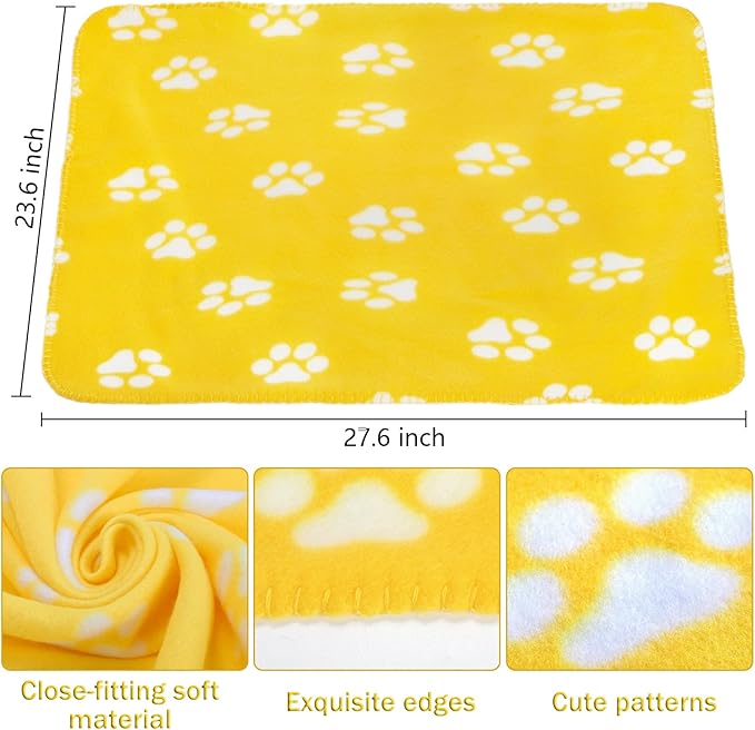 Yesland 20 Styles Dog Cat Fleece Blankets Puppy Blanket, 23.6 X 27.6 Inch Small - Image 3