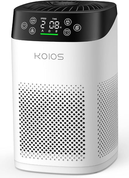 Air Purifiers for Bedroom Home, KOIOS H13 True HEPA Air Purifier for Large Room by KOIOS