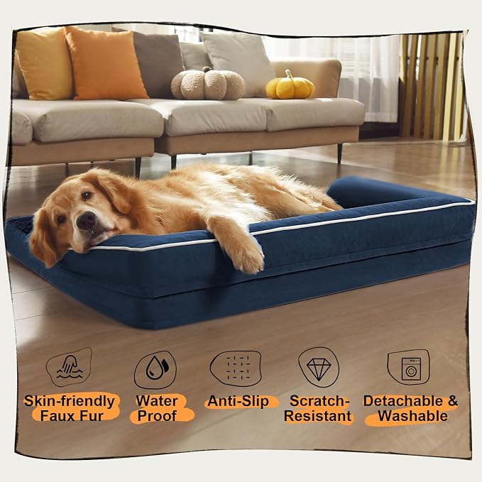 Small Dog Bed Waterproof Orthopedic Dog Beds - Image 6
