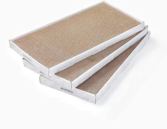 Cardboard Scratcher Pad Scratching Post:Smartbean 3PCS Cat Cardboard, Cat by SMARTBEAN