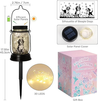 Beagle Gifts for Women/Men Beagle Solar Lanterns Dog Mom Birthday Dog Lovers - Image 7