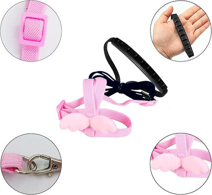 Dnoifne Parrot Harness and Leash, Adjustable Training Design Anti-Bite - Image 5