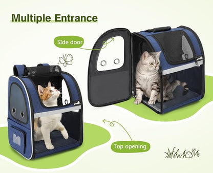 Pecute Pet Carrier Backpack, Cat Backpack Carrier, Expandable - Image 5