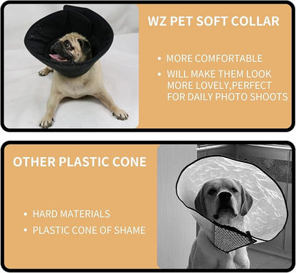 Adjustable Dog Cat Cone, Soft Recovery Cat Cone Collar, Dog Protective Collar - Image 4