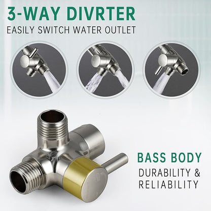 3 Mode Dog Shower Attachment, High Pressure Handheld Sprayer - Image 6