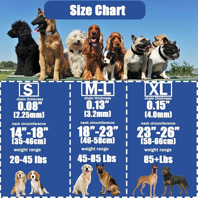 Prong Training Collar for Dogs, Rotating Ring Welding, Adjustable Dog Training - Image 5