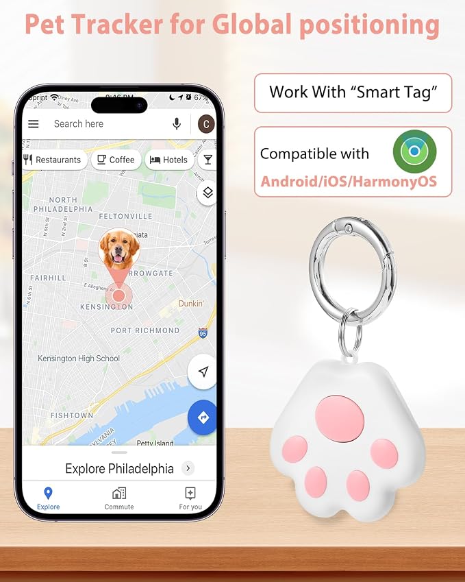 Pet GPS Tracker for Dog and Cat: Dogs and Cats Small Tracking Tag for Android - Image 3