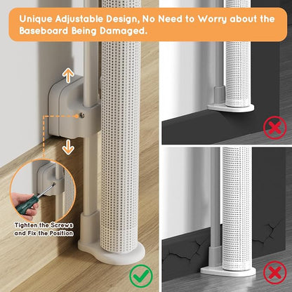 Retractable Baby Gate for Stairs, Automatic Tension, One-Hand Operation - Image 6
