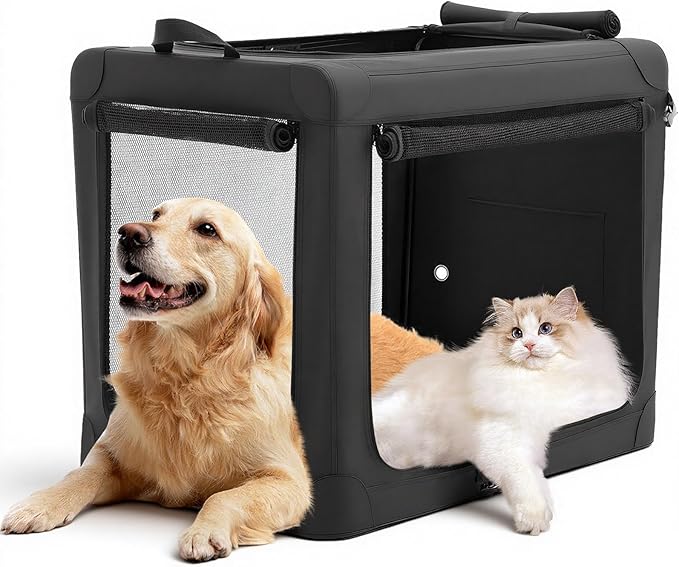 DUMOS Dog Crate 36 Inch Travel Cat Pet Carrier by DumosLifestyle