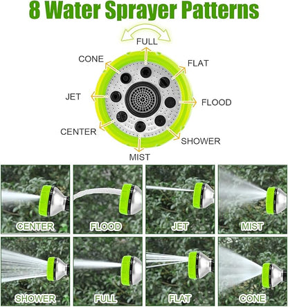 Dog Washing Hose Attachment, 8-in-1 Sprayer Mode Garden Hose Nozzle - Image 2