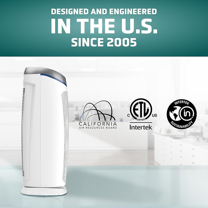 GermGuardian Air Purifier with Genuine HEPA 13 Pet Pure Filter, Removes 99.97% - Image 4