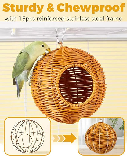 Chewproof Steel Frame Bird Nest - Image 5