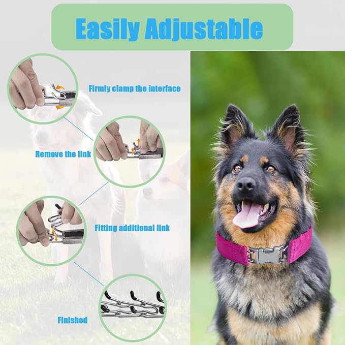Prong Training Collar for Dogs, Rotating Ring Welding, Adjustable Dog Training - Image 6