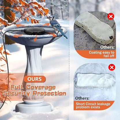 Daoeny Bird Bath Heater, 120W Bird Bath Heaters - Image 5