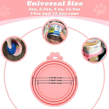 Cat Treat Spoon & 3 Pcs Can Lids | Cat Strip Feeder Squeeze - Image 6