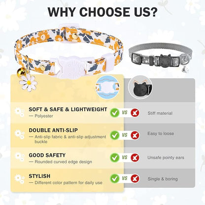 3 Pack Breakaway Cat Collars - Image 4