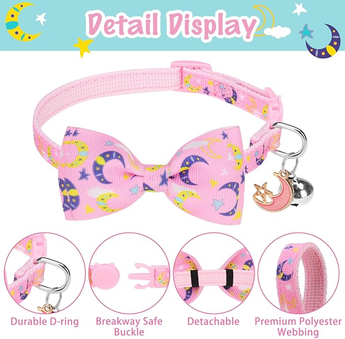 SCENEREAL Cat Collar Breakaway 3 Pack - Image 3