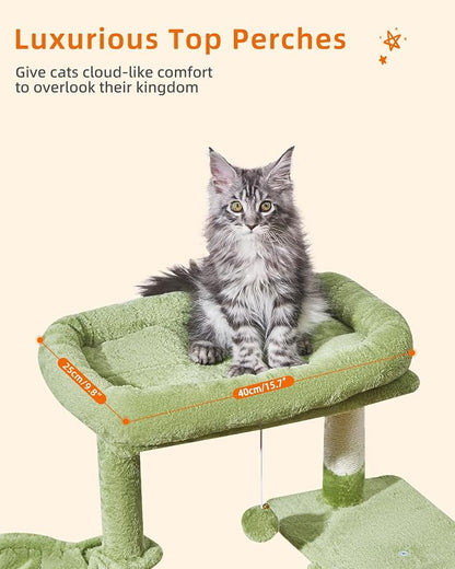 Taoqimiao Cat Tree, 38.5-Inch Cat Tower - Image 3
