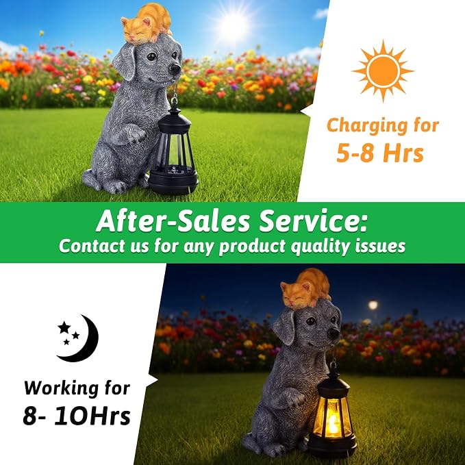 ILLUMINEW for Mom – Solar Dog Garden Statues - Image 3