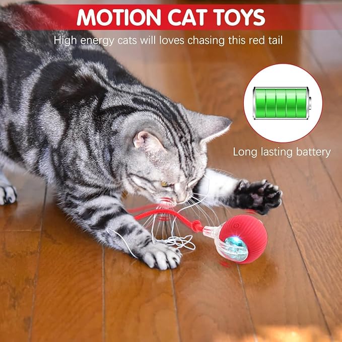 Automatic Interactive Rolling Cats Dog Toys Ball - Image 4