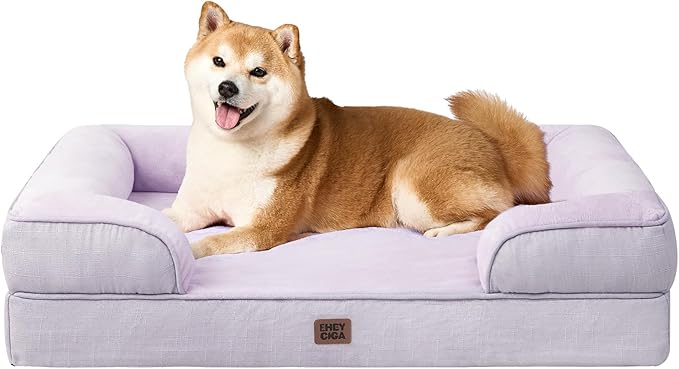 EHEYCIGA Orthopedic Dog Beds Large Sized Dog, Waterproof Memory Foam Pet Bed by EHEYCIGA