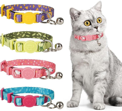 azuza 4 Pack Breakaway Cat Collar by azuza